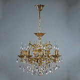 Люстра подвесная хрустальная Ambiente 2128/8 WP Tear Drop