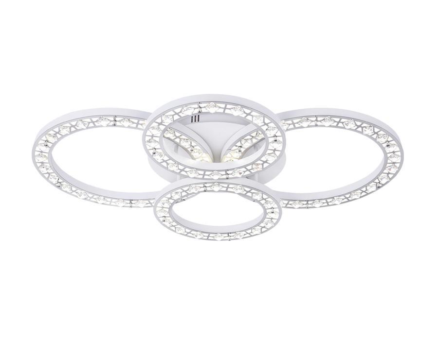 Люстра потолочная хрустальная светодиодная Ambrella light FA163 с пультом д/у