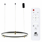 Светильник подвесной светодиодный Arte Lamp A2183SP-1BK с пультом д/у
