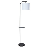 Торшер со столиком Arte Lamp A4053PN-1BK
