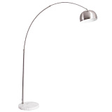 Торшер изогнутый Arte Lamp A8926PN-1SS