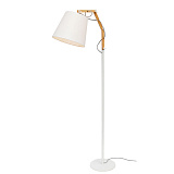 Торшер с абажуром ArteLamp A5700PN-1WH