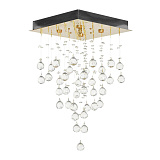 Люстра каскадная хрустальная галогеновая Arti Lampadari Flusso H 1.4.30.615 G