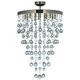 Люстра каскадная хрустальная галогеновая Arti Lampadari Flusso H 1.4.55.615 N