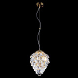Светильник подвесной галогеновый Crystal Lux Charme SP1+1 Led Gold/Transparent