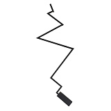 Светильник настенный светодиодный Crystal Lux CLT 540W1382 BL