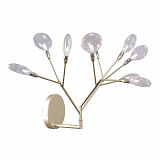 Светильник настенный Crystal Lux Evita AP9 Gold/Transparent