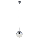 Светильник подвесной светодиодный Crystal Lux Pio SP1 D120 Chrome