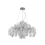 Люстра подвесная галогеновая Crystal Lux Tenerife SP9 Silver