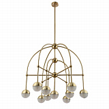 Люстра на штанге галогеновая Crystal Lux Truena SP-PL6+3+1 Bronze