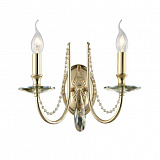 Светильник настенный Crystal Lux Victoria AP2 Gold/Amber