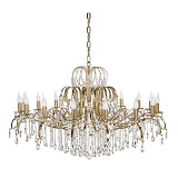 Люстра большая хрустальная Dio D`arte Alessandria E 1.1.L.16.600 G