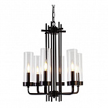 Люстра подвесная Elvan LU-61001/6-E14-Bk