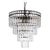 Люстра подвесная Elvan LU-61002/10-E14-Bk