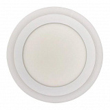 Светильник настенно-потолочный светодиодный Elvan NLS-500R-12/4-WW/NH-Wh