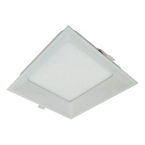 Светильник встраиваемый светодиодный Elvan VLS-105SQ-15W-WW-Wh