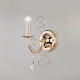 Светильник настенный Eurosvet 10094/1 золото/прозрачный хрусталь Strotskis