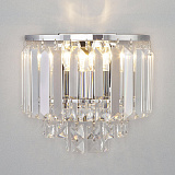 Светильник настенный Eurosvet 10121/2 хром/прозрачный хрусталь Strotskis