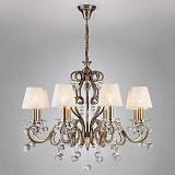 Люстра подвесная Eurosvet 1448/8 античная бронза Strotskis