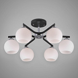 Люстра потолочная Eurosvet 30145/6 хром/венге