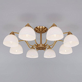 Люстра на штанге Eurosvet 30172/8 античная бронза