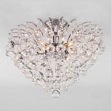 Люстра потолочная хрустальная Eurosvet 3299/6 хром/прозрачный хрусталь Strotskis