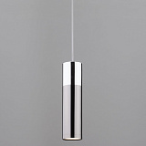 Светильник подвесной светодиодный Eurosvet 50135/1 LED хром/черный жемчуг