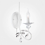 Светильник настенный Eurosvet 60057/1 белый с серебром