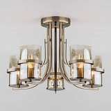 Люстра потолочная Eurosvet 60085/5 античная бронза