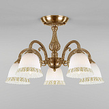 Люстра потолочная Eurosvet 60107/5 античная бронза