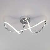 Светильник потолочный светодиодный Eurosvet 90112/1 хром с пультом д/у