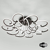 Светильник потолочный светодиодный Eurosvet 90236/10 чёрный кофе