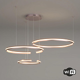 Светильник подвесной светодиодный Eurosvet 90280/3 сатин-никель