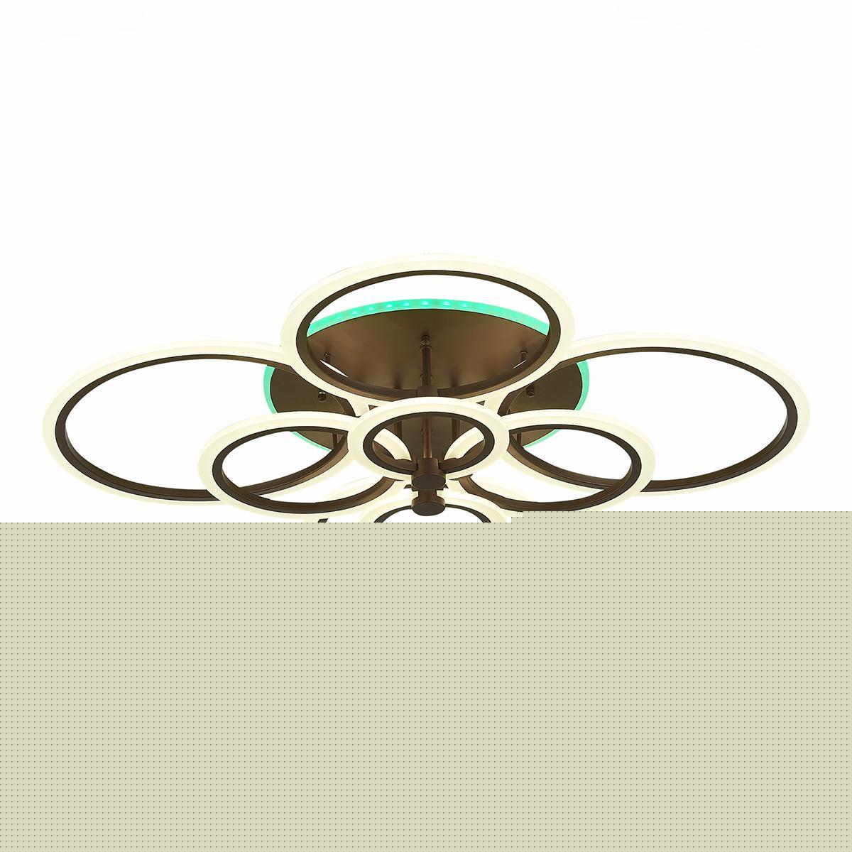 Люстра потолочная светодиодная Evoled SLE500572-08RGB с пультом д/у