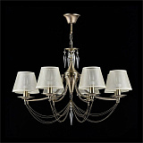 Люстра  подвесная хрустальная Freya FR2908-PL-08-BZ