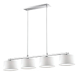 Люстра подвесная галогеновая Ideal Lux Hilton SP4 Linear Bianco