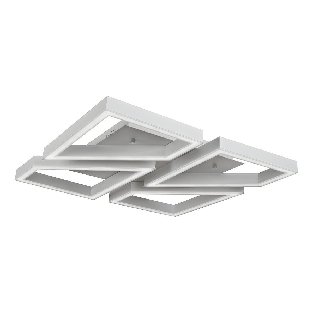 Люстра потолочная светодиодная iLedex 8302-550X550-X WH с пультом д/у