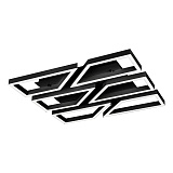 Люстра потолочная светодиодная iLedex 8302-800X800-X-T BK с пультом д/у