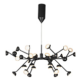 Люстра подвесная светодиодная iLedex X088301-100 BK