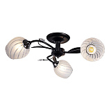 Люстра потолочная IMEX MD.0509-3-S BK+CH