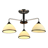 Люстра на штанге IMEX MD.0853-3-S CH+BK