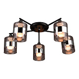 Люстра потолочная IMEX MD.0877-5-S BK+CH