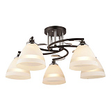 Люстра потолочная IMEX MD.2867-5-S BK+CH