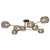 Люстра потолочная IMEX MD.4540-8-S BK+AB