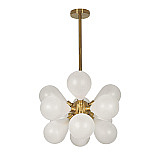 Люстра на штанге галогеновая Loft IT 10130/12 White