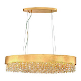 Светильник подвесной галогеновый Lucia Tucci Fabian 1555.8 Gold Leaf