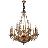 Люстра большая Lucia Tucci Firenze 1781.15.3 Antique Gold
