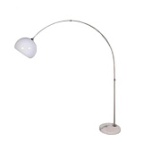 Торшер изогнутый Lumina Deco LDF 5508-CB WT