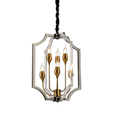 Люстра подвесная Lumina Deco LDP 8014-3+3 BK+AK