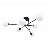 Люстра потолочная Lumina Deco LDP 8030-6 BK+WT